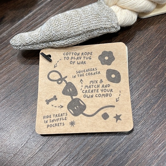 Lambwolf Collective Lot of 2 Block Tug Toy NWT *Benefits Animals* - Picture 3 of 7